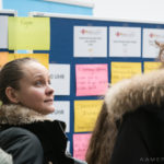 Melina vor dem Sessionboard