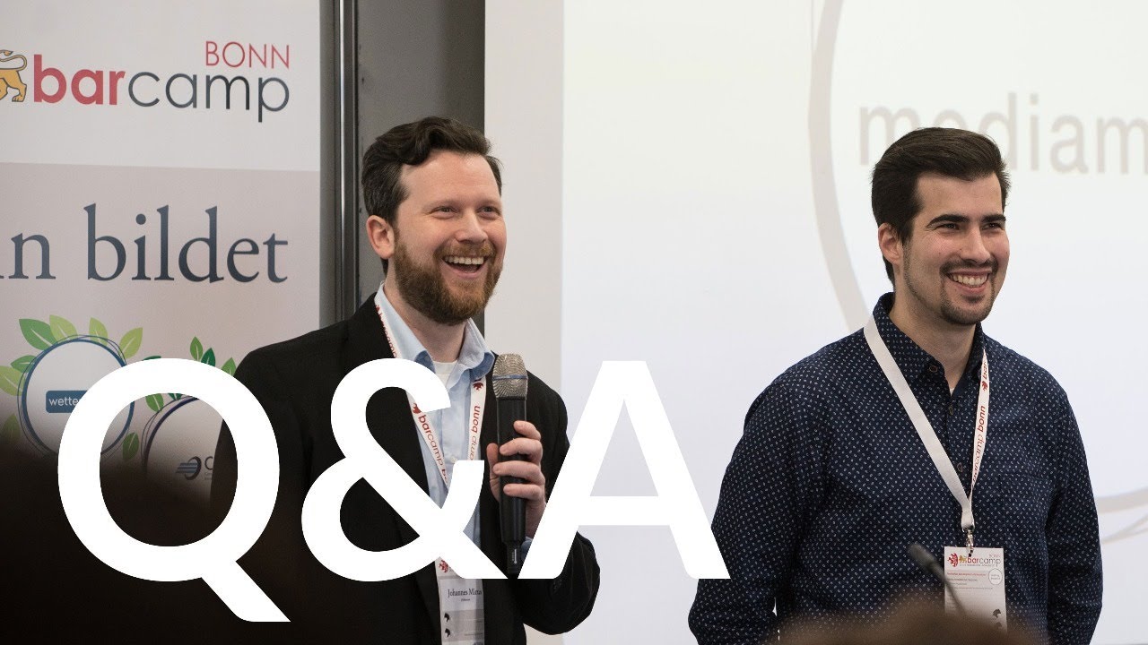Live-Q&A zum BarCamp Bonn 2021